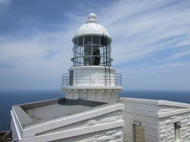 Kyogamisaki lighthouse above the Sea of Japan