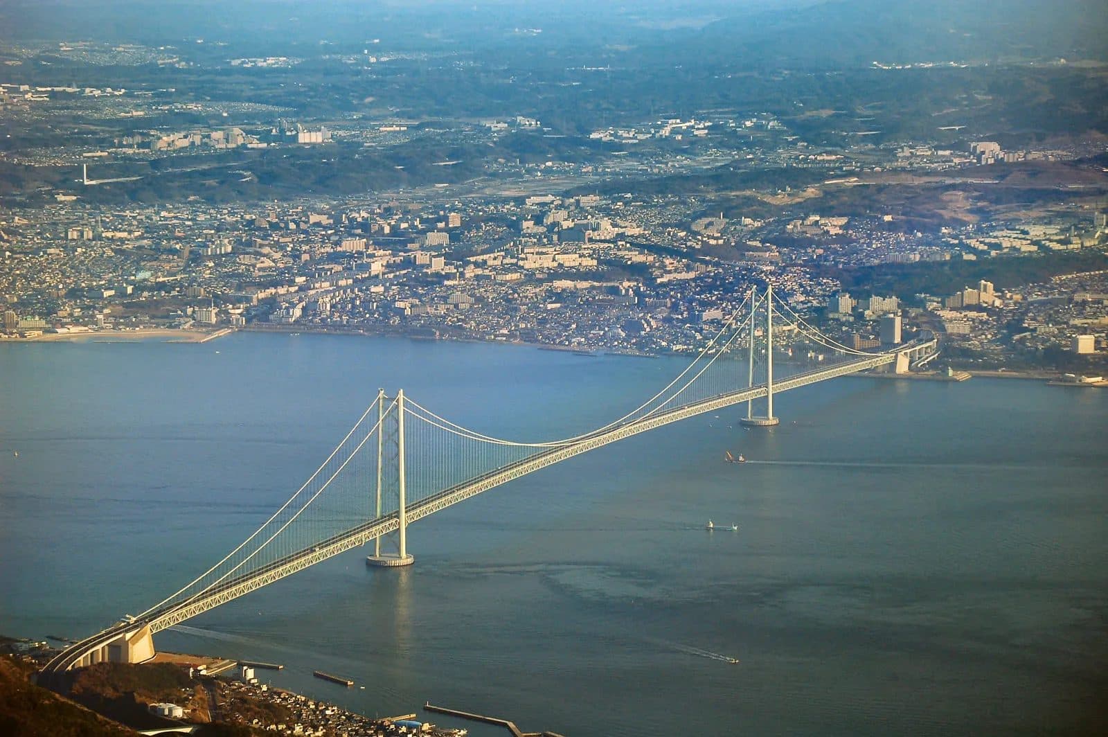 The Akashi Kaikyo Bridge