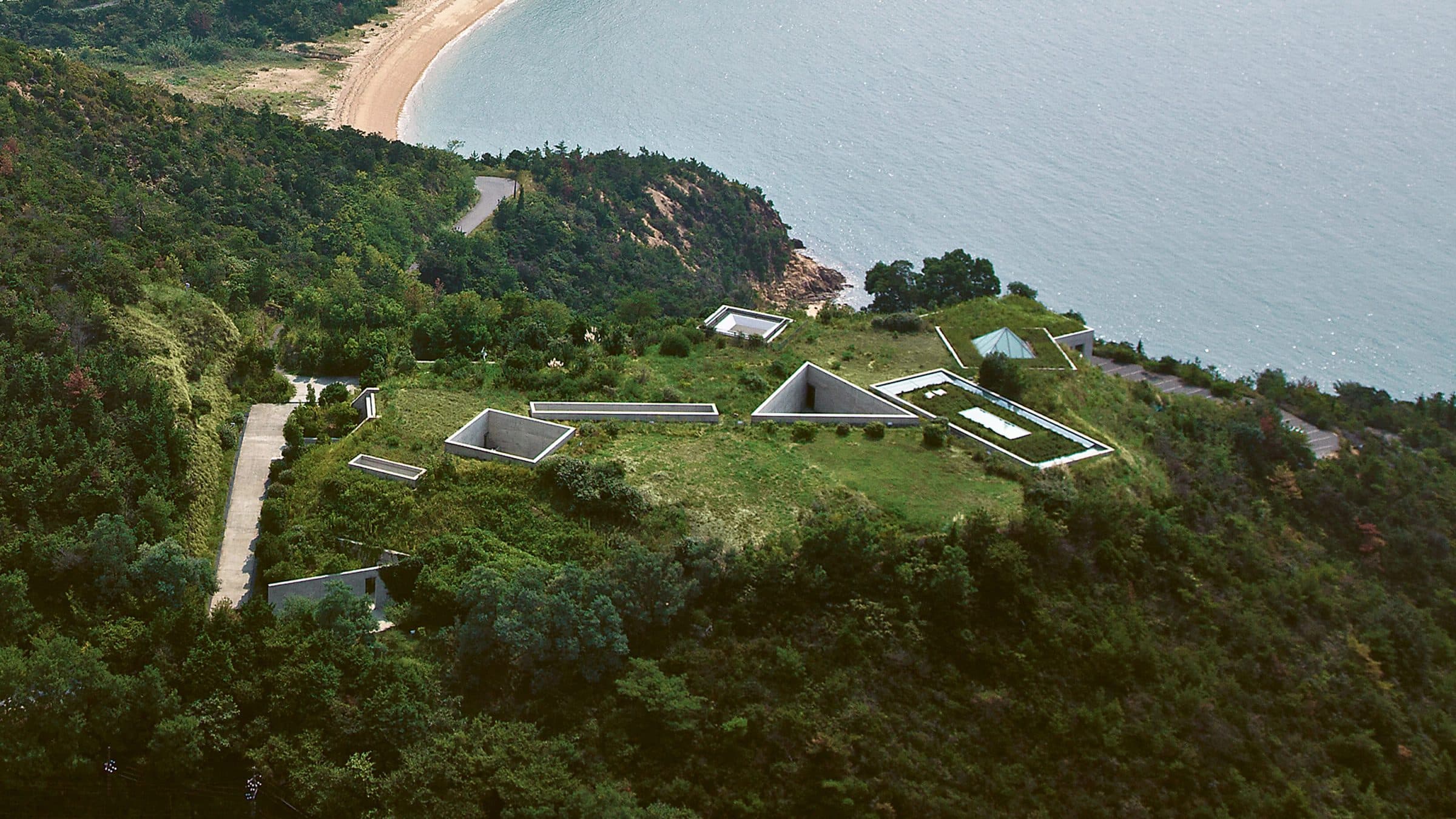 Chichu Art Museum, built into the hillside