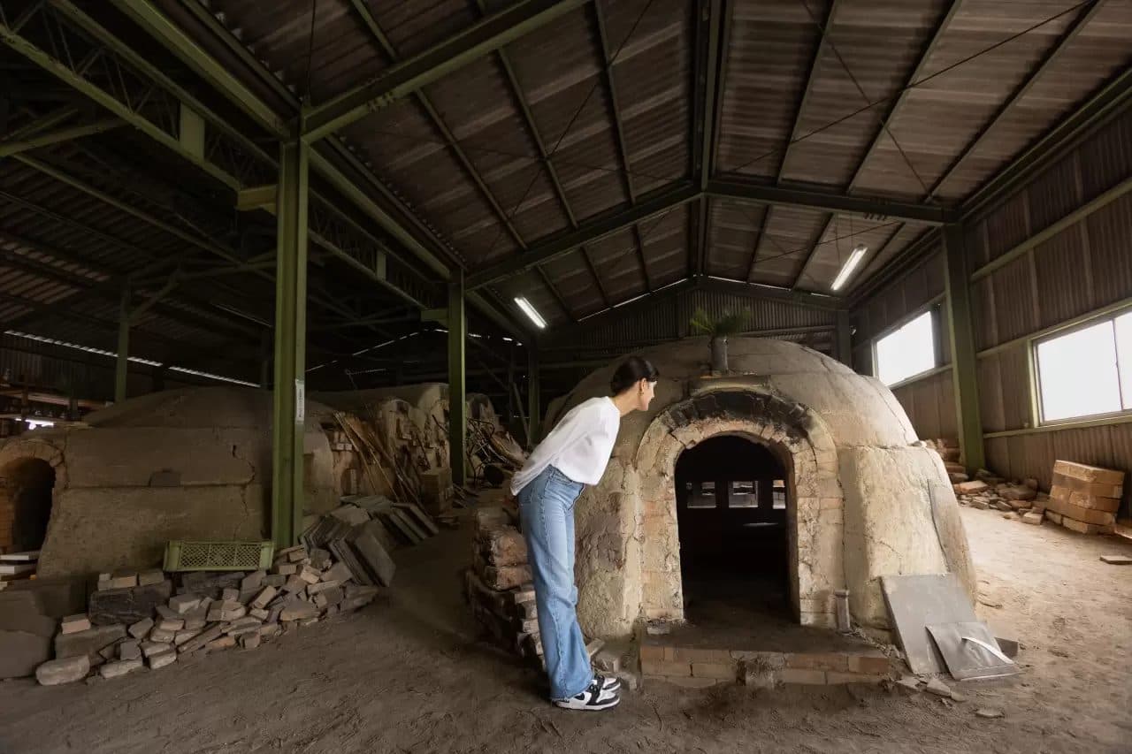 A Bizen pottery kiln in Imbe