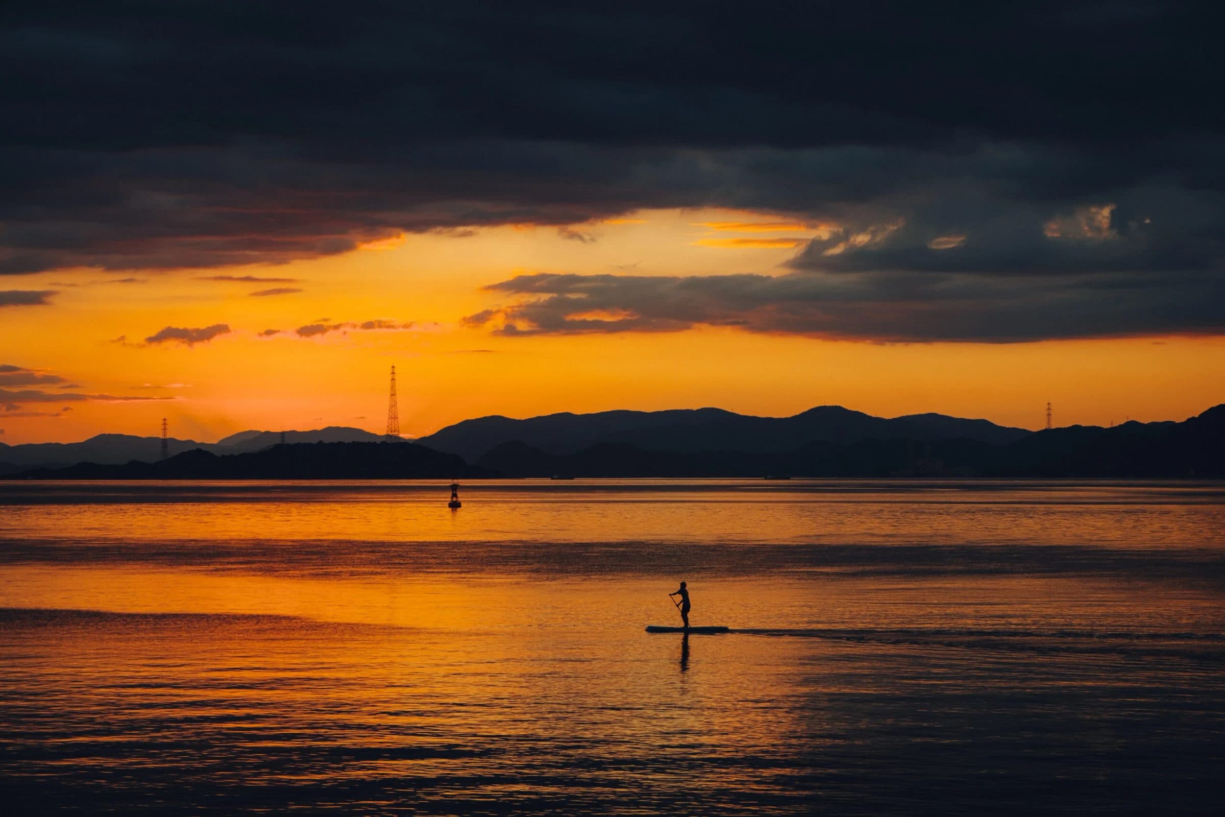 Sunset over the Seto Inland Sea